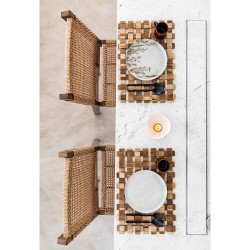 Сервировочная салфетка TISECO ZZ0569 TEAK WOOD IPM083 NATURAL 30x45CM 