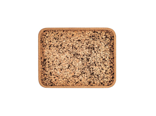 Սկուտեղ TISECO ZZ0576COAL/1102 QUERCO CORK RECTANGLE 42x32CM 