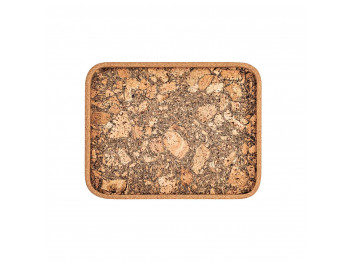 Поднос TISECO ZZ0576EARTH/3106 QUERCO CORK RECTANGLE 42x32CM 