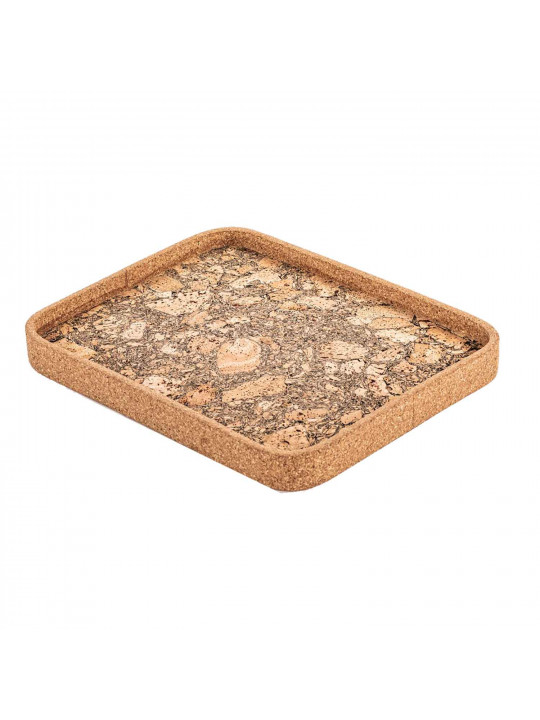 Սկուտեղ TISECO ZZ0576EARTH/3106 QUERCO CORK RECTANGLE 42x32CM 