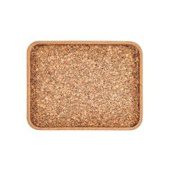 Tray TISECO ZZ0576GRAIN/2111 QUERCO CORK RECTANGLE 42x32CM 