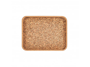 Tray TISECO ZZ0576GRAIN/2111 QUERCO CORK RECTANGLE 42x32CM 
