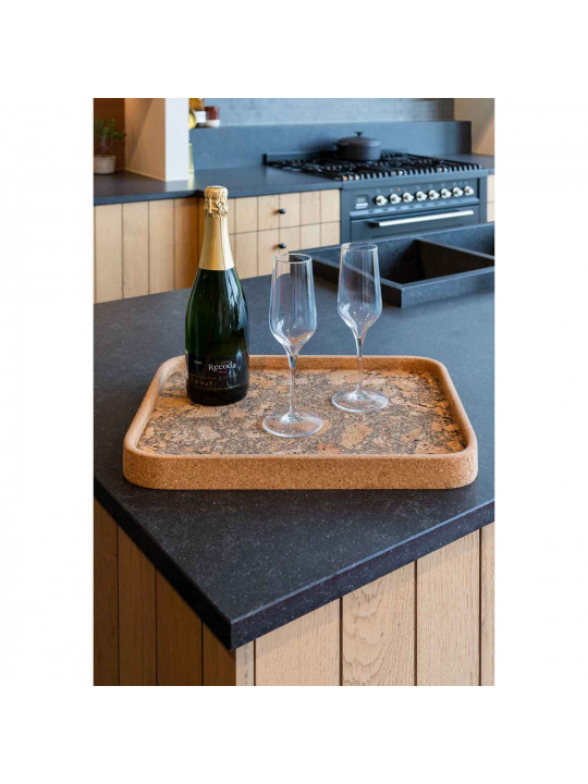 Սկուտեղ TISECO ZZ0576GRAIN/2111 QUERCO CORK RECTANGLE 42x32CM 