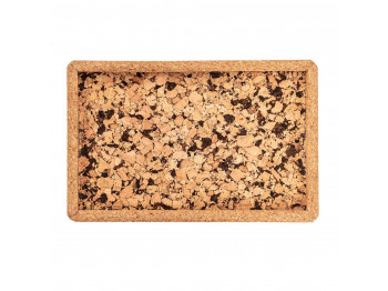 Սկուտեղ TISECO ZZ0579COAL/1102 QUERCO CORK RECTANGLE 22.5x14.5CM 