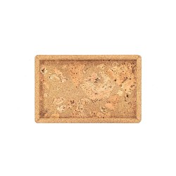 Tray TISECO ZZ0579ROCK/1108 QUERCO CORK RECTANGLE 22.5x14.5CM 