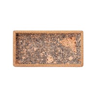 Tray TISECO ZZ0580EARTH/3106 QUERCO CORK RECTANGLE 28x14.5CM 