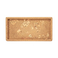Tray TISECO ZZ0580ROCK/1108 QUERCO CORK RECTANGLE 28x14.5CM 