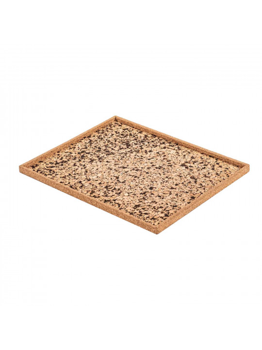 Սկուտեղ TISECO ZZ0581COAL/1102 QUERCO CORK RECTANGLE 46x36CM 