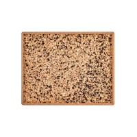 Tray TISECO ZZ0581COAL/1102 QUERCO CORK RECTANGLE 46x36CM 