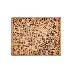 Tray TISECO ZZ0581COAL/1102 QUERCO CORK RECTANGLE 46x36CM 
