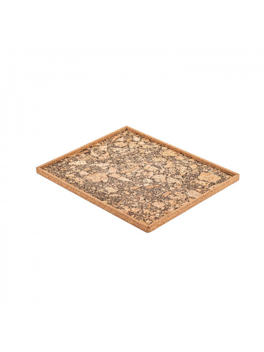 Սկուտեղ TISECO ZZ0581EARTH/3106 QUERCO CORK RECTANGLE 46x36CM 