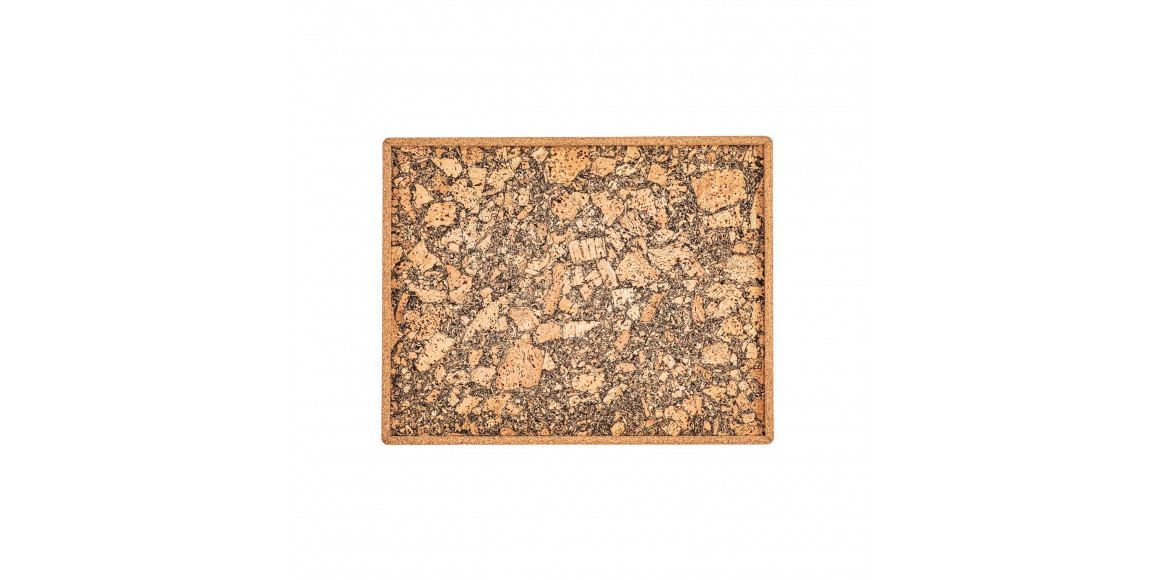 Tray TISECO ZZ0581EARTH/3106 QUERCO CORK RECTANGLE 46x36CM 