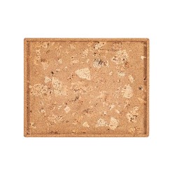 Tray TISECO ZZ0581ROCK/1108 QUERCO CORK RECTANGLE 46x36CM 