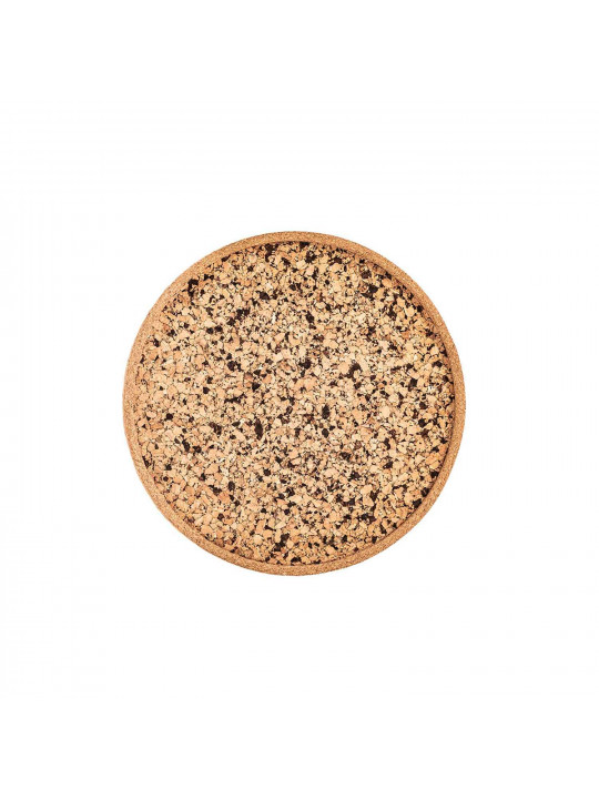 Սկուտեղ TISECO ZZ0582COAL/1102 QUERCO CORK ROUND 36CM 