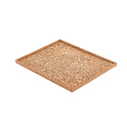 Tray TISECO ZZ0582GRAIN/2111 QUERCO CORK ROUND 36CM 