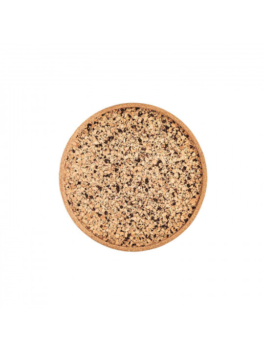 Սկուտեղ TISECO ZZ0583COAL/1102 QUERCO CORK ROUND 40CM 