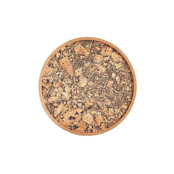 Поднос TISECO ZZ0583EARTH/3106 QUERCO CORK ROUND 40CM 