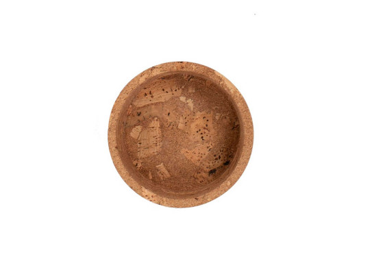 Bowl TISECO ZZ0585ROCK/1108 QUERCO CORK ROUND 15CM 