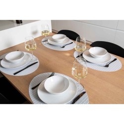 Сервировочная салфетка TISECO ZZ0592BLACK FALLON OVAL 33x45CM 