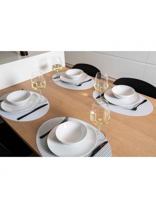 Սպասքի տակդիր TISECO ZZ0592BLACK FALLON OVAL 33x45CM 