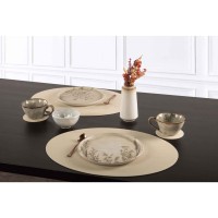 Сервировочная салфетка TISECO ZZ0603CREAM TRUDO OVAL 33x45CM 