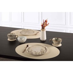 Сервировочная салфетка TISECO ZZ0603CREAM TRUDO OVAL 33x45CM 