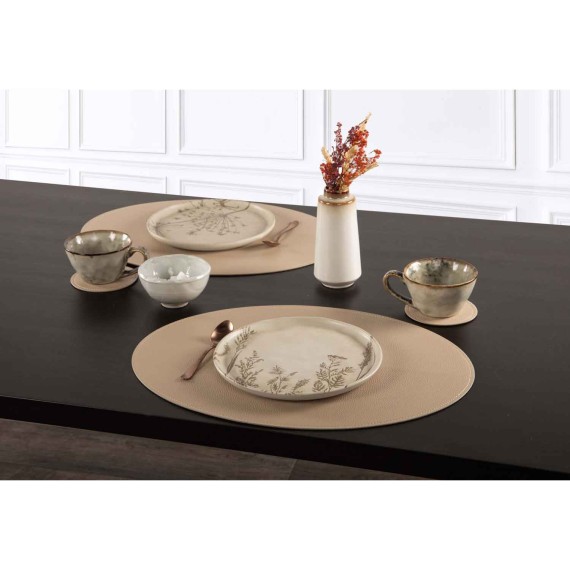 Сервировочная салфетка TISECO ZZ0603SAND TRUDO OVAL 33x45CM 