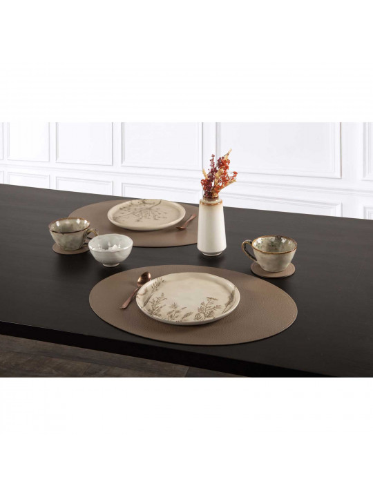 Սպասքի տակդիր TISECO ZZ0603TAUPE TRUDO OVAL 33x45CM 