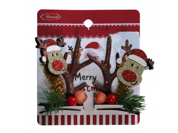 Hairpins & accessories XIMI 6941963968713 CHRISTMAS ANTLER DUCKBILL HAIR CLIP (968713)