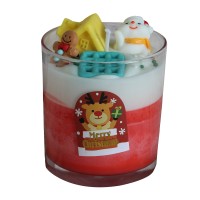 Fragrance for home XIMI 6941963971928 SNOW MAN SCENTED CANDLE CUP (971928)