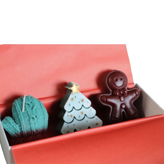 Fragrance for home XIMI 6941963971942 CHRISTMAS AROMATHERAPY 3D STYLING CANDLE GIFT BOX A (971942)