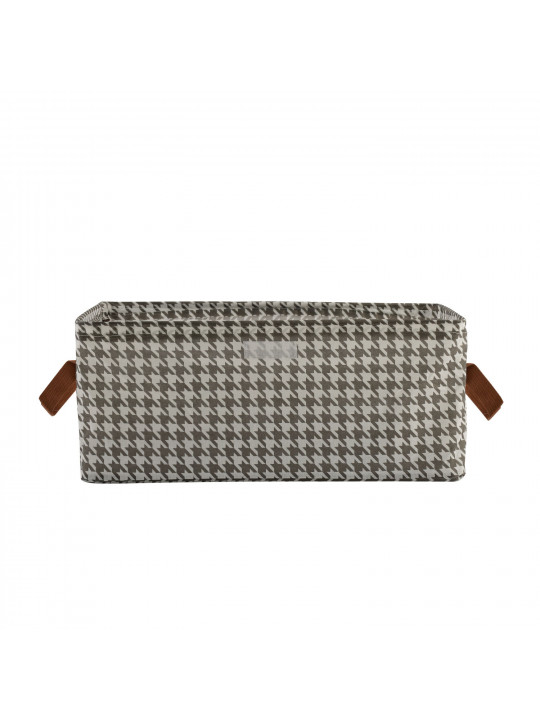 Պահեստավորման տուփ XIMI 6941963978866 HOUNDSTOOTH PVC STEEL FRAME STORAGE BOXES WITH LIDS (978866)