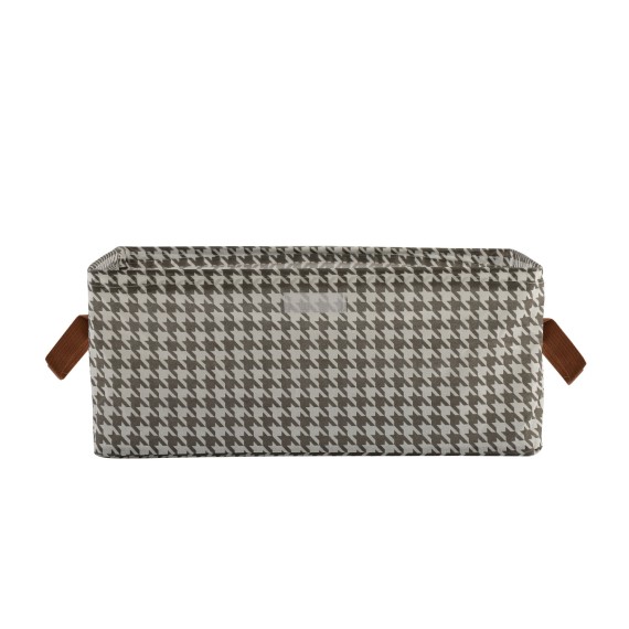 Պահեստավորման տուփ XIMI 6941963978866 HOUNDSTOOTH PVC STEEL FRAME STORAGE BOXES WITH LIDS (978866)