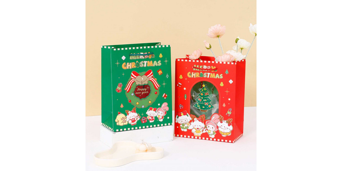 Подарочные пакеты XIMI 6942392803385 CHRISTMAS GIFT BAG M (803385)