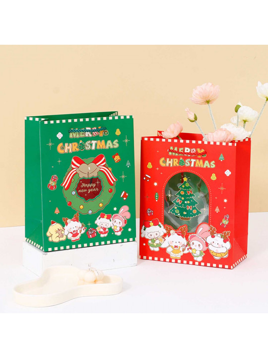 Подарочные пакеты XIMI 6942392803385 CHRISTMAS GIFT BAG M (803385)