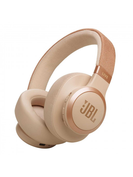 Ականջակալ JBL LIVE 770 NC (BEIGE) 