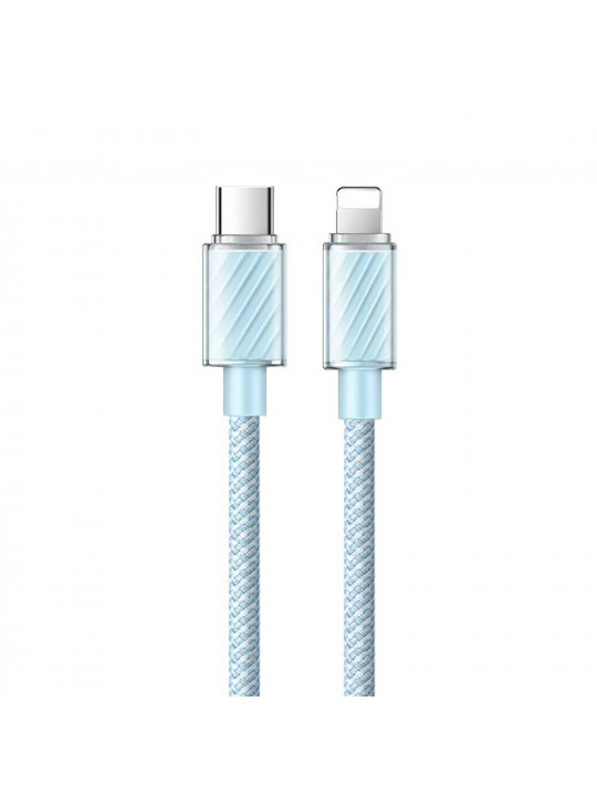 Մալուխ MCDODO 36W Type-C to Lightning Transparent Cable 1.2m (Blue) (CA-3661)