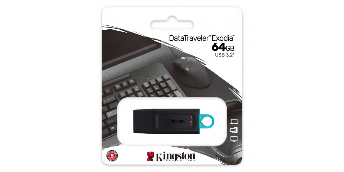 Ֆլեշ հիշողություններ KINGSTON DTX/64GB 
