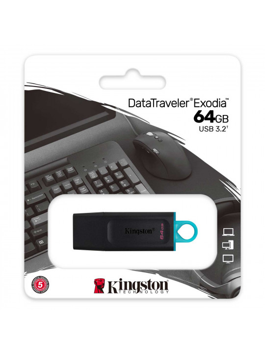 Ֆլեշ հիշողություններ KINGSTON DTX/64GB 