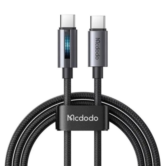 Кабель MCDODO USB-C to C 100W Cable With Breathing Light 1.2m (Black) (CA-5740)