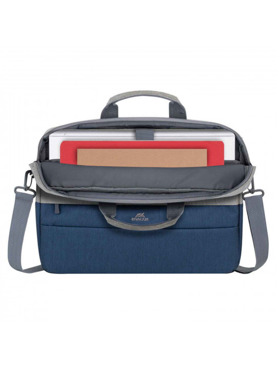 Bag for notebook RIVACASE 7532 (Grey/Dark Blue) 15.6 
