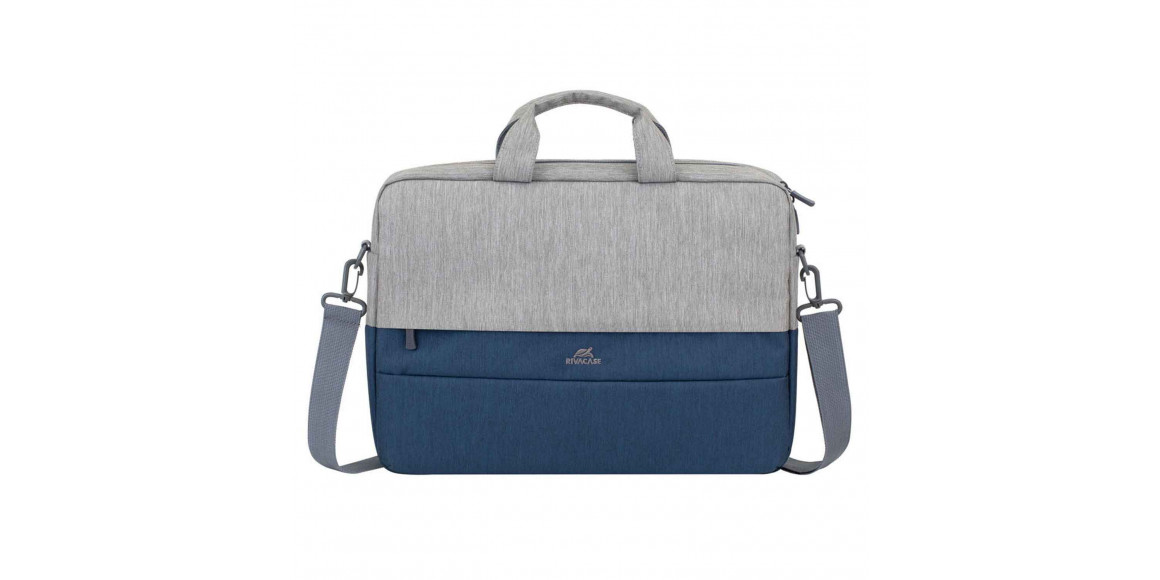 Bag for notebook RIVACASE 7532 (Grey/Dark Blue) 15.6 