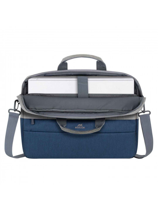 Bag for notebook RIVACASE 7532 (Grey/Dark Blue) 15.6 