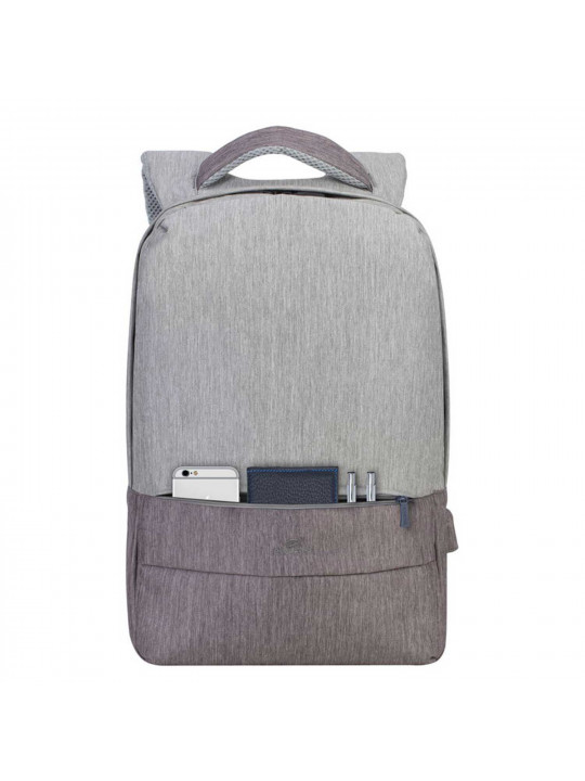 Сумки для ноутбука RIVACASE 7562 Backpack 15.6 (Grey/mocha) 