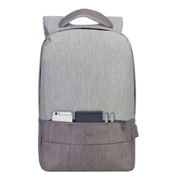 Сумки для ноутбука RIVACASE 7562 Backpack 15.6 (Grey/mocha) 