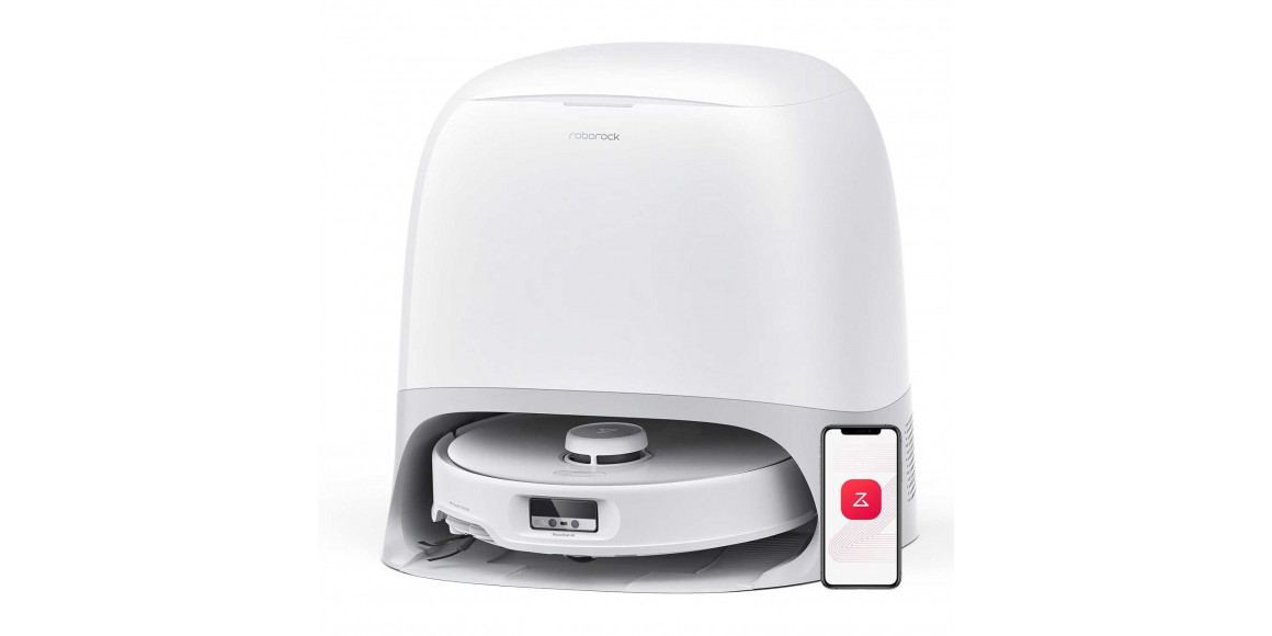 Vacuum cleaner robot ROBOROCK Empty Wash Fill Dock Qrevo Curv WHITE  RU (QRC02-02)