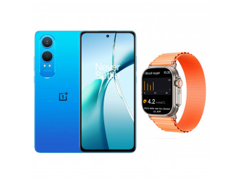 Smart phone ONEPLUS Nord CE4 Lite 5G 8GB 256GB (Mega Blue) (CPH2621)+INKAX W08UR (ORANGE) (5011110209)