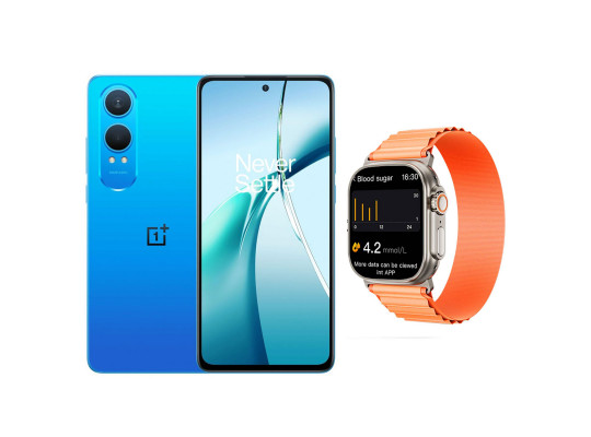 Smart phone ONEPLUS Nord CE4 Lite 5G 8GB 256GB (Mega Blue) (CPH2621)+INKAX W08UR (ORANGE) (5011110209)