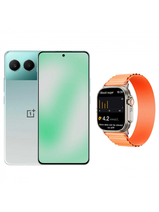 Смартфон ONEPLUS Nord 4 16GB 512GB (Oasis Green) (CPH2663)+INKAX W08UR (ORANGE) (5011110283)