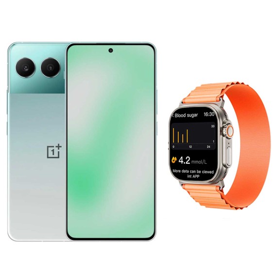 Смартфон ONEPLUS Nord 4 16GB 512GB (Oasis Green) (CPH2663)+INKAX W08UR (ORANGE) (5011110283)